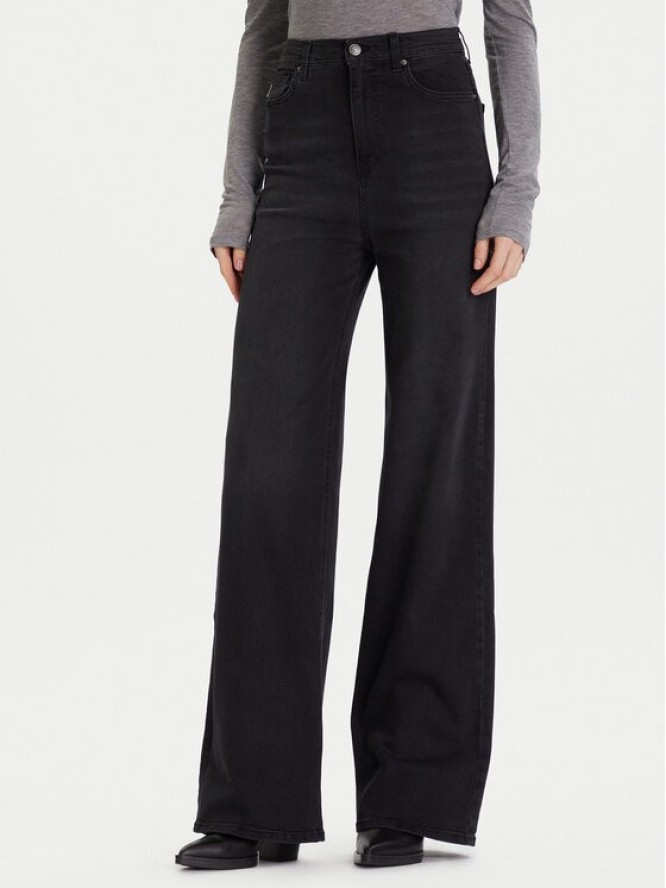 ViCOLO Jeansy DF5089 Szary Wide Leg