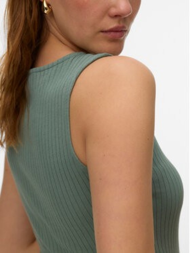 Vero Moda Top Ruby 10342997 Zielony Slim Fit