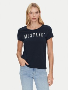 Mustang T-Shirt Alma 1013933 Granatowy Regular Fit