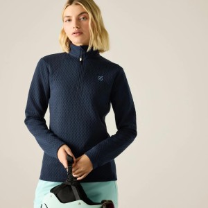 Damska elastyczna warstwa środkowa Blindside Quarter Zip z zamkiem