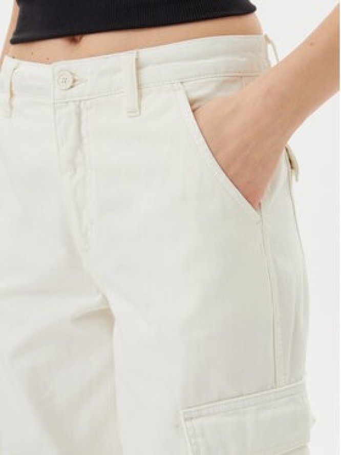 Guess Jeans Jeansy W4YB61 WGCV1 Écru Straight Leg