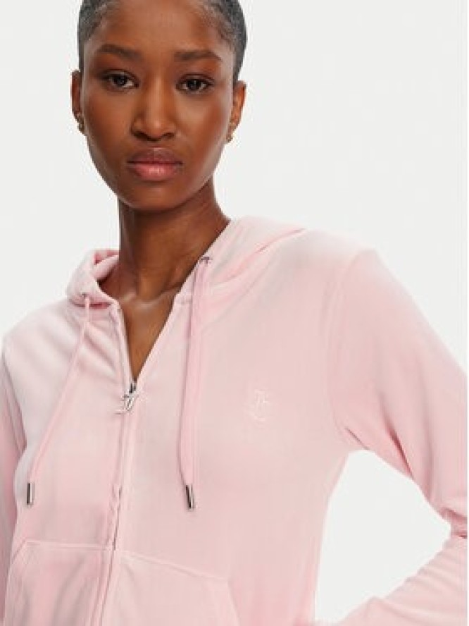 Juicy Couture Bluza Robertson JCAP176 Różowy Slim Fit