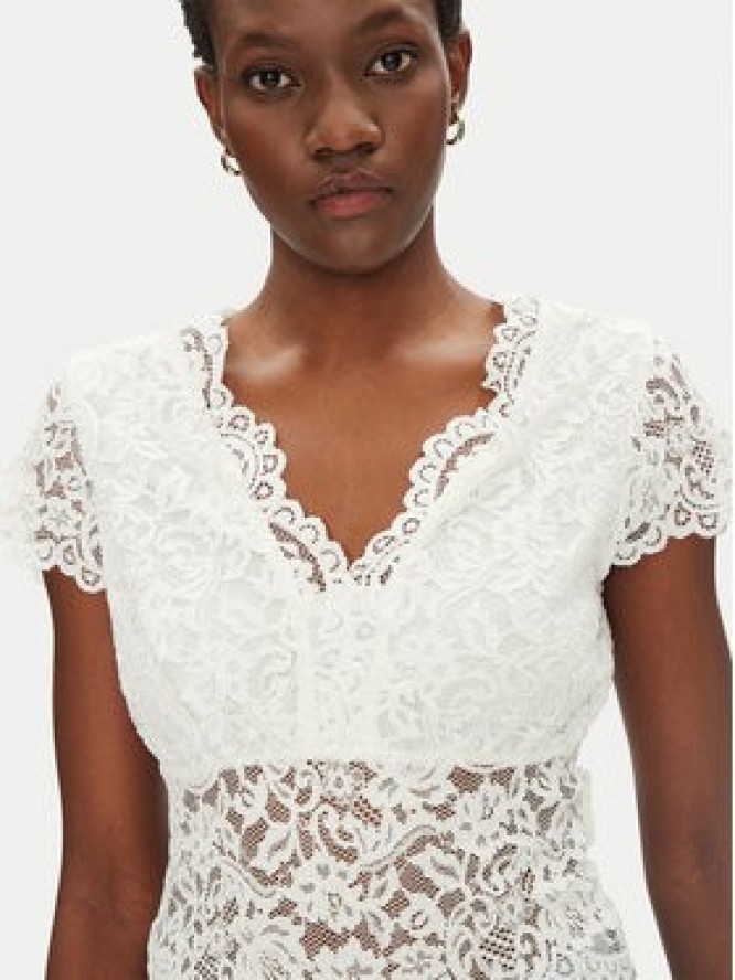 Morgan Bluzka 241-DANSA Écru Slim Fit