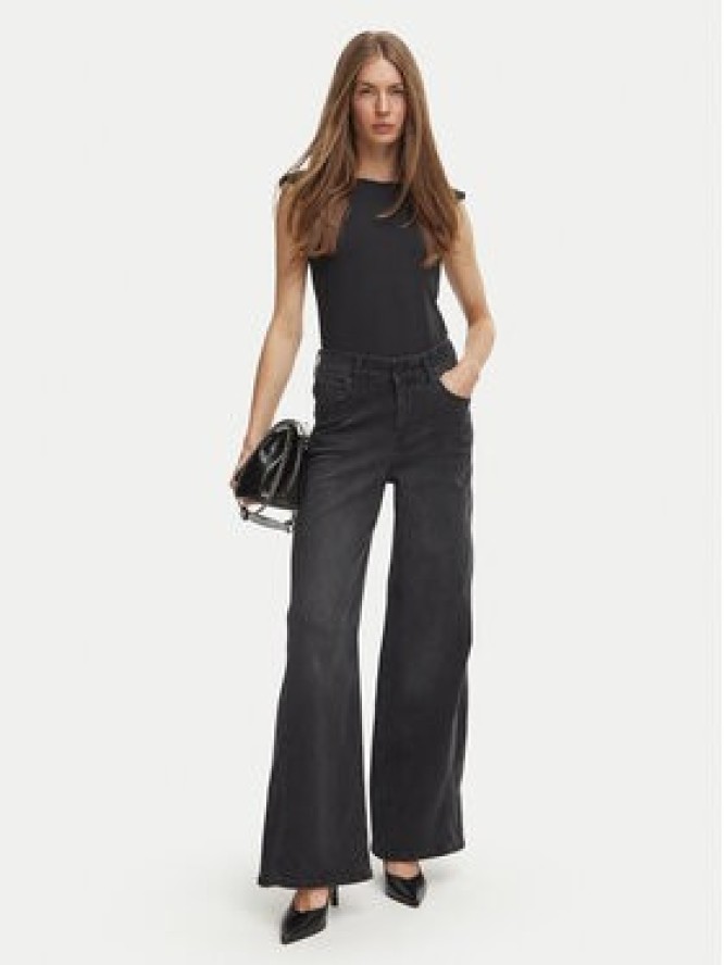 Fracomina Jeansy FP26WV3013D40493 Czarny Flared Leg