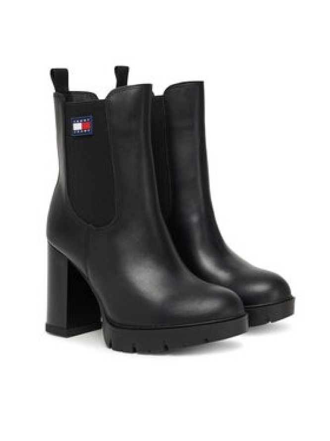 Tommy Jeans Botki Tjw EN0EN02831 Czarny