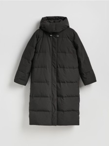 Puchowa kurtka z z dodatkiem Sorony - czarny