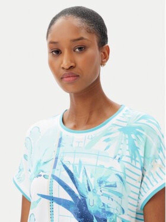 Olsen T-Shirt 11105047 Niebieski Regular Fit