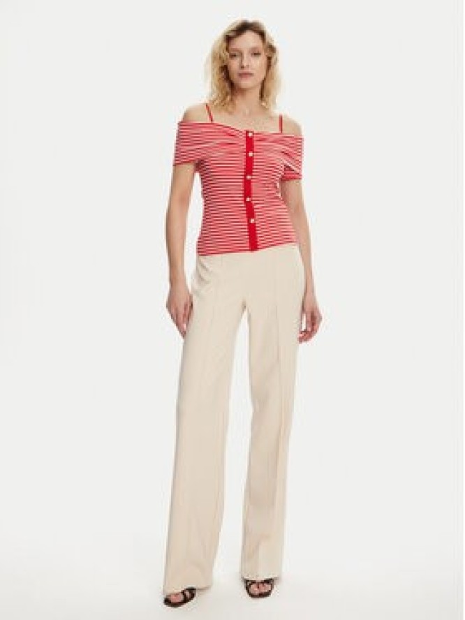 Morgan Bluzka 241-DROPEZ Czerwony Slim Fit