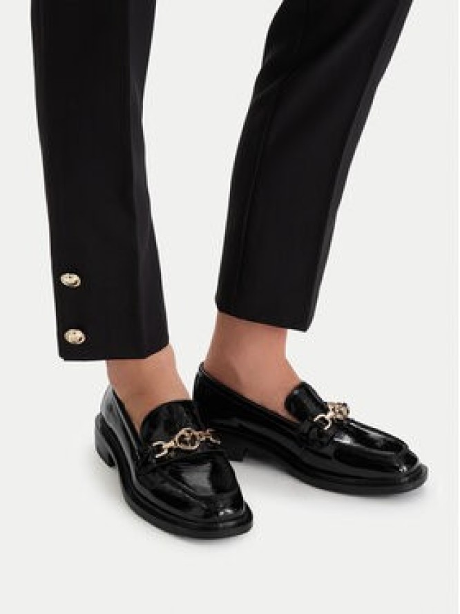 Eva Minge Loafersy EO-NOOR-330-25A-N337 Czarny