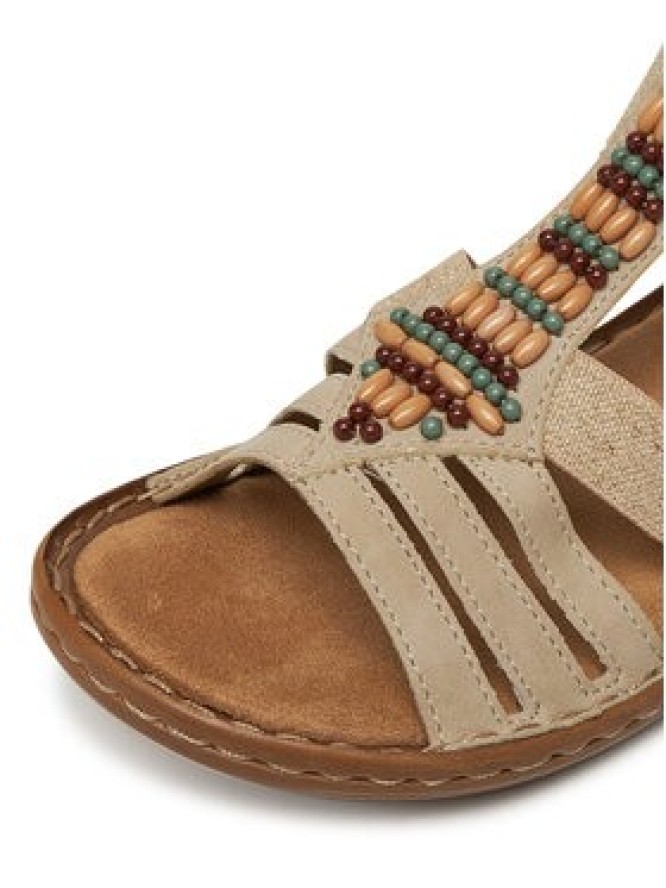 Rieker Sandały 60851-62 Beżowy