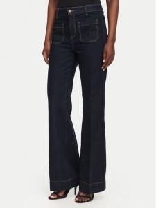 Liu Jo Jeansy UF6196 D4854 Granatowy Flare Fit