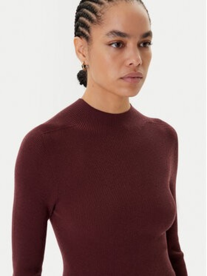 Guess Golf W5BR15 Z3OW2 Bordowy Slim Fit