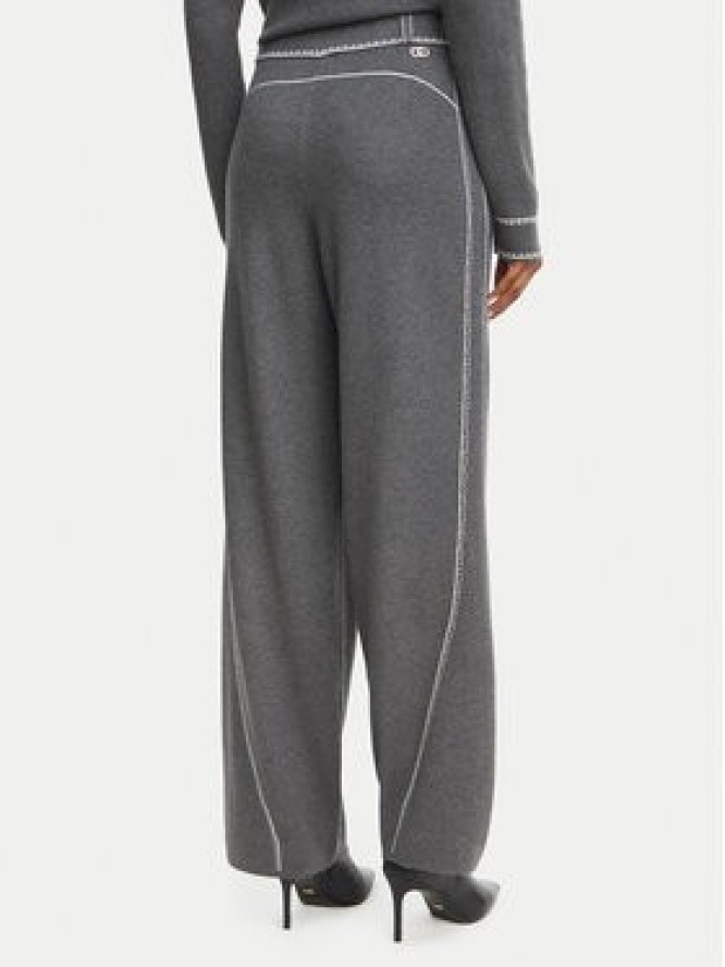 Liu Jo Sport Spodnie dzianinowe TF6077 MS59L Szary ciemny Regular Fit