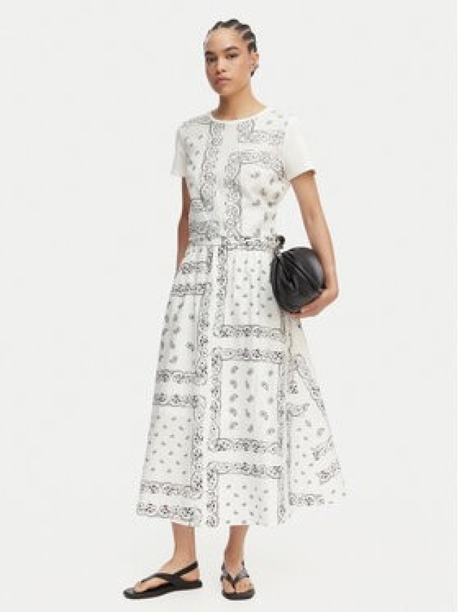 Weekend Max Mara Spódnica midi Caravan 2615101082 Biały Regular Fit
