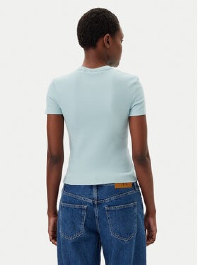 Calvin Klein Jeans T-Shirt J20J225245 Niebieski Slim Fit