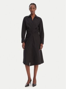 BOSS Sukienka koszulowa Drepill 50553673 Czarny Regular Fit