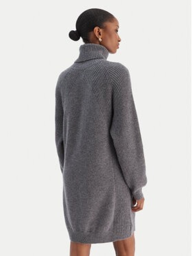 Liu Jo Sukienka dzianinowa MF5063 MS009 Szary Regular Fit