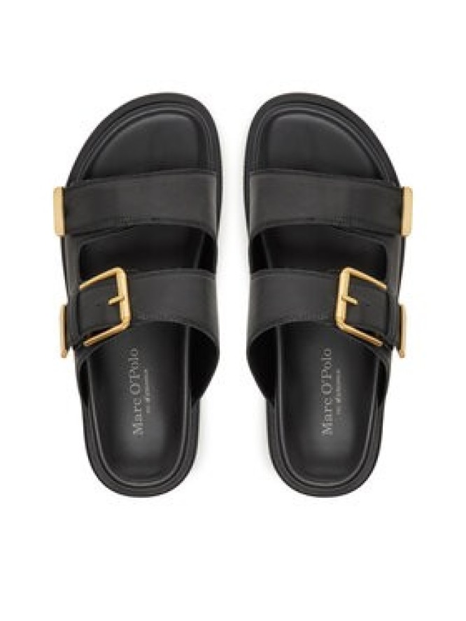 Marc O'Polo Klapki RR2M3061 Czarny