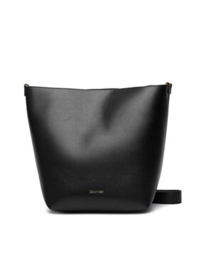 Calvin Klein Torebka Foil Logo Medium LV04F3736G Czarny