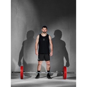 MANTO tank top PULSE czarny