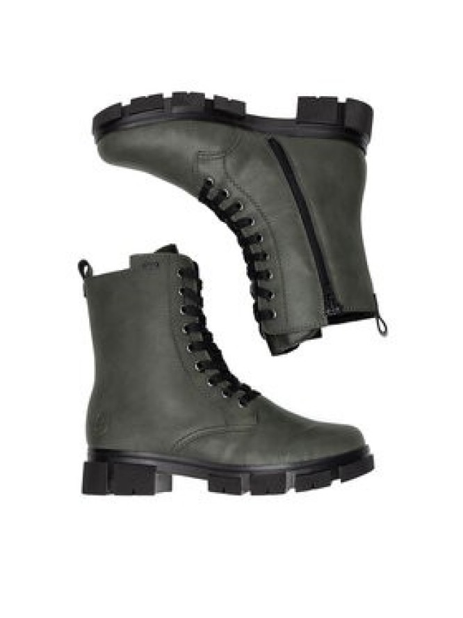 Rieker Botki Y7102-52 Zielony