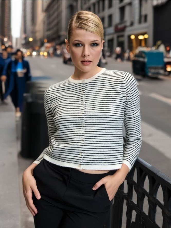 Kardigan - wielobarwny