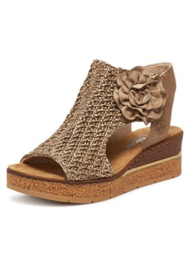 Rieker Sandały 63791-60 Brązowy