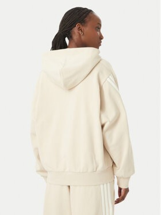 adidas Bluza 3-Stripes KV9930 Beżowy jasny Loose Fit