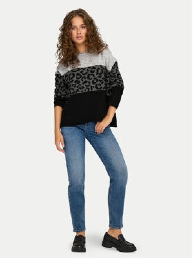 ONLY Sweter Jade 15294969 Szary Regular Fit