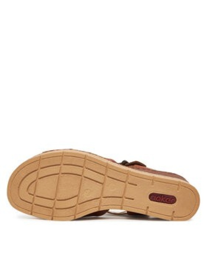 Rieker Sandały 63795-22 Brązowy