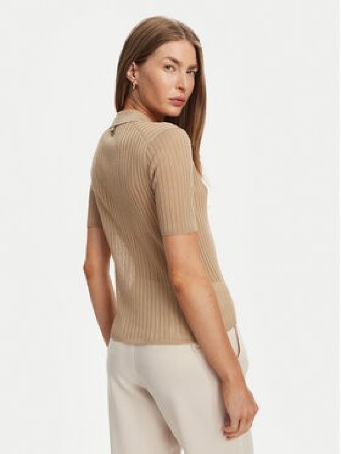 Marella Sweter Torbole 2513361145 Beżowy Slim Fit