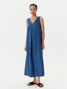 United Colors Of Benetton Sukienka letnia 4AGHDV07C Niebieski Relaxed Fit