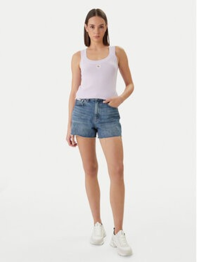 Calvin Klein Jeans Szorty jeansowe LV047F765G Niebieski Relaxed Fit