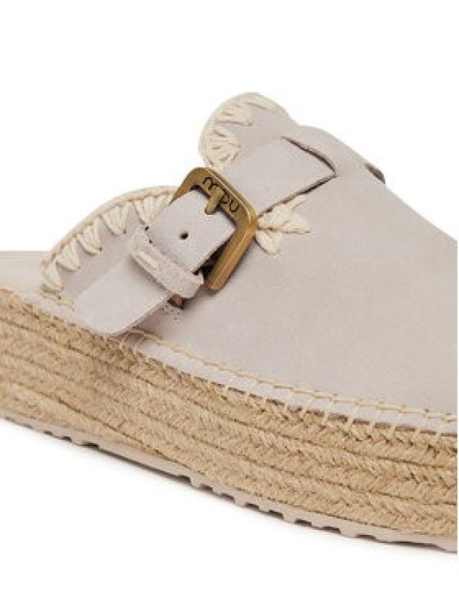 Mou Espadryle Jute clog plain MU.SW641000A Szary
