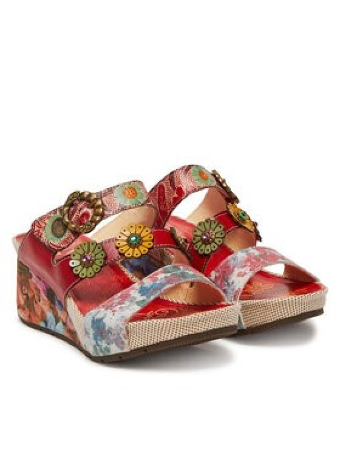 Laura Vita Klapki Barry 30 Czerwony