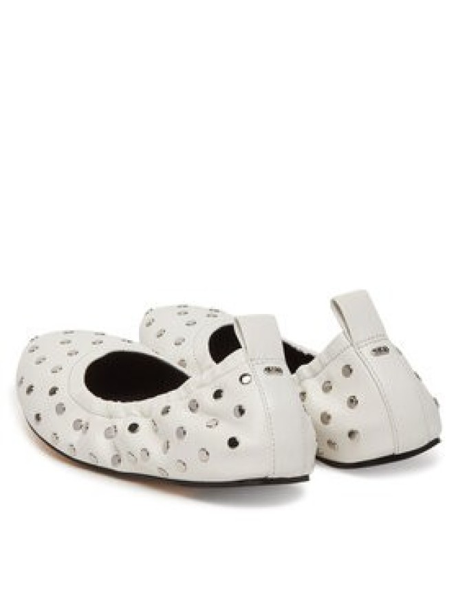 MICHAEL Michael Kors Baleriny Amy 40S5AYFP1L Biały