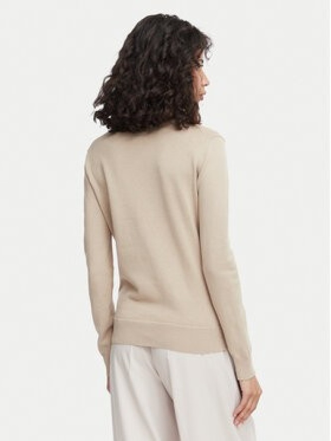 Beverly Hills Polo Club Sweter P-SS26W-M536563 Beżowy Regular Fit