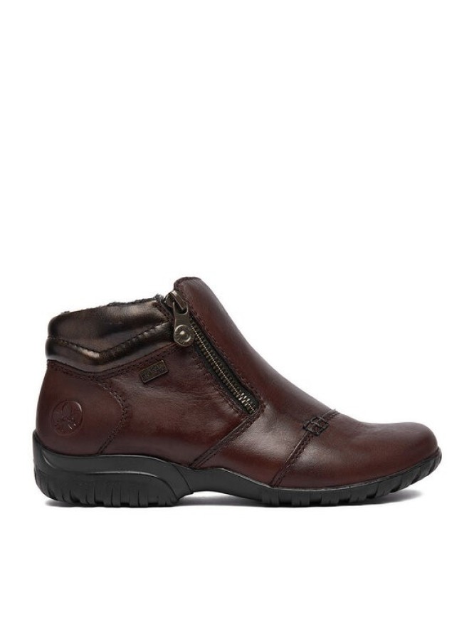 Rieker Botki CEO-L4655-27 Brązowy ciemny