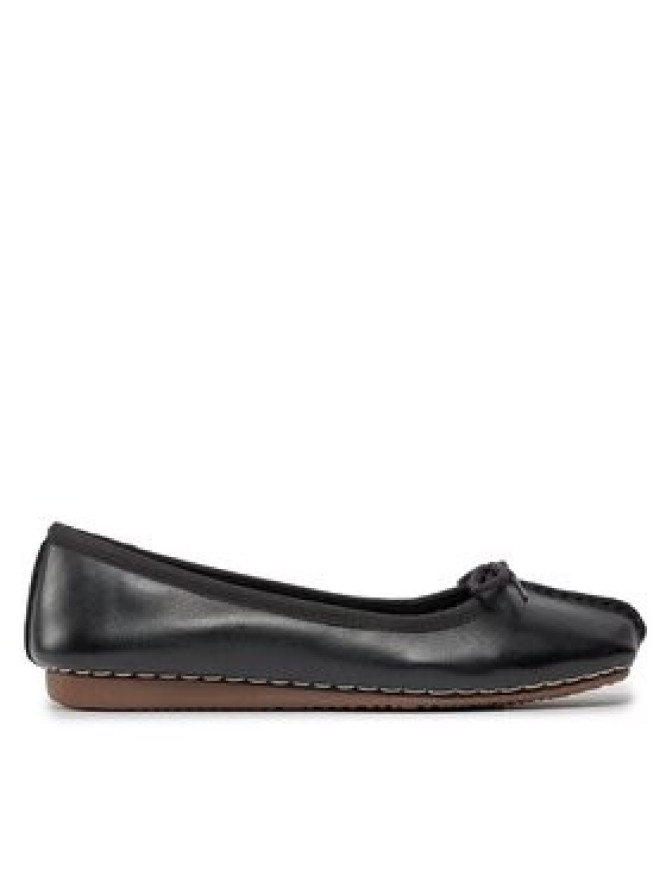 Clarks Baleriny Freckle Ice 203529294 Czarny