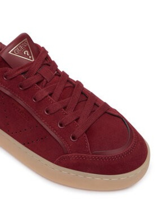 Guess Sneakersy FLTJHE SUE12 Bordowy