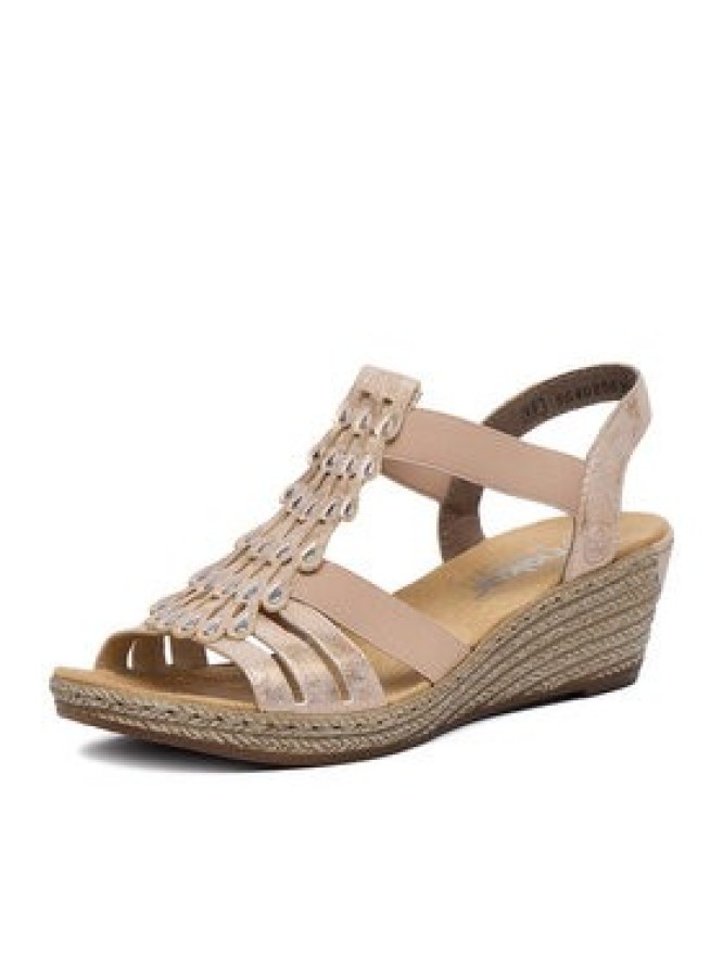 Rieker Sandały CEO-62436-31 Różowy