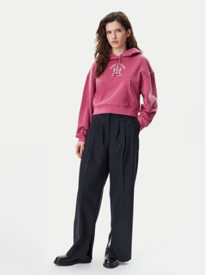 Tommy Jeans Bluza Varsity DW0DW20311 Różowy Boxy Fit