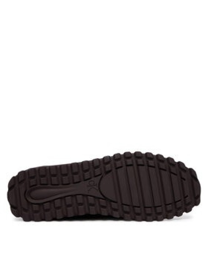 Calvin Klein Sneakersy Low Profile Run Mg Pol Mix Mat HW0HW03284 Bordowy