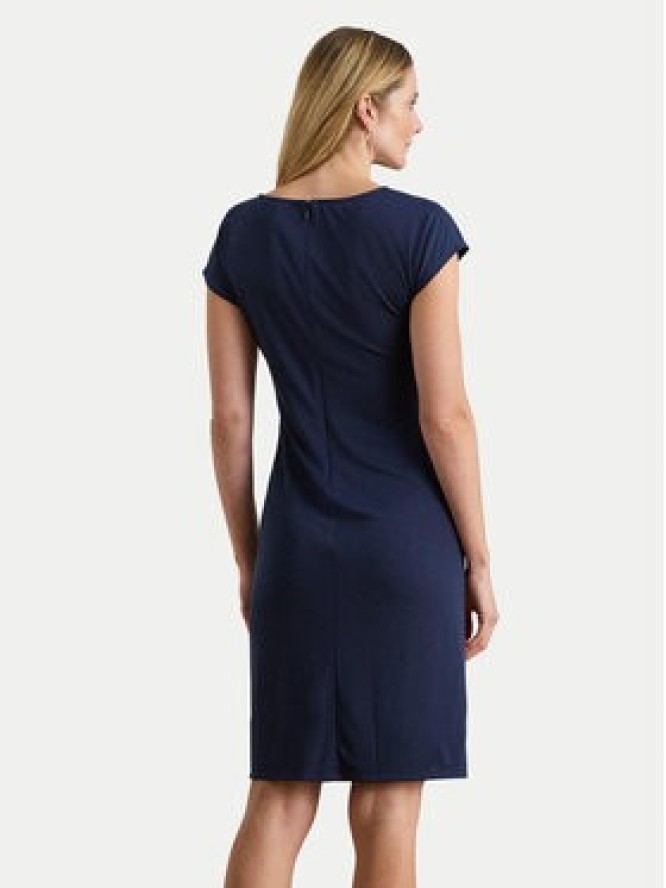 LAUREN RALPH LAUREN Sukienka koktajlowa 200P03763001 Granatowy Slim Fit