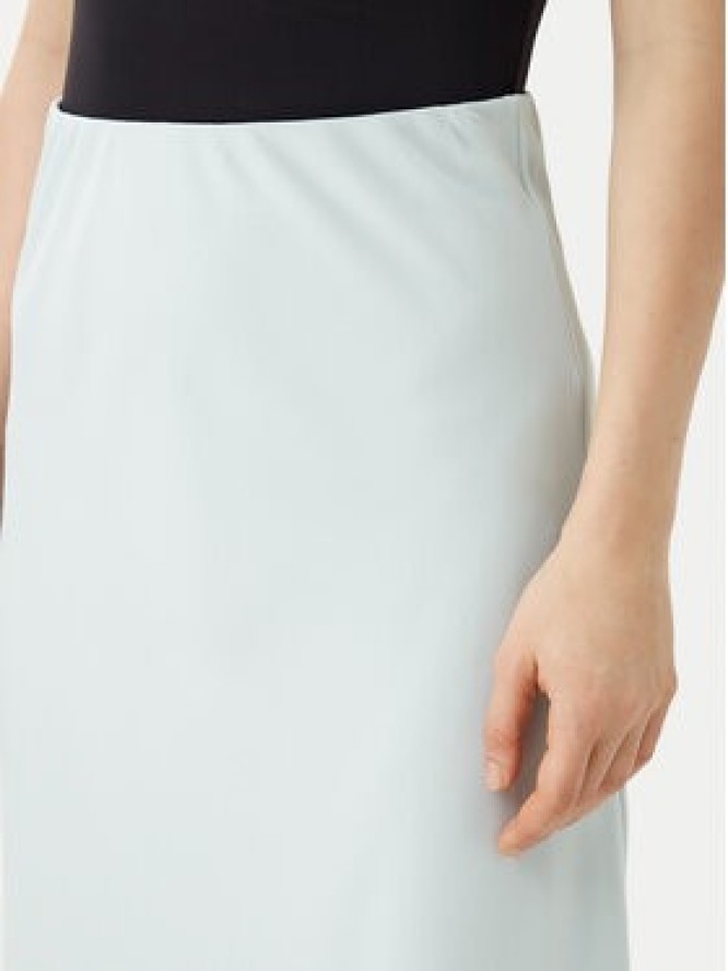 Pieces Spódnica midi Franan 17116541 Błękitny Regular Fit