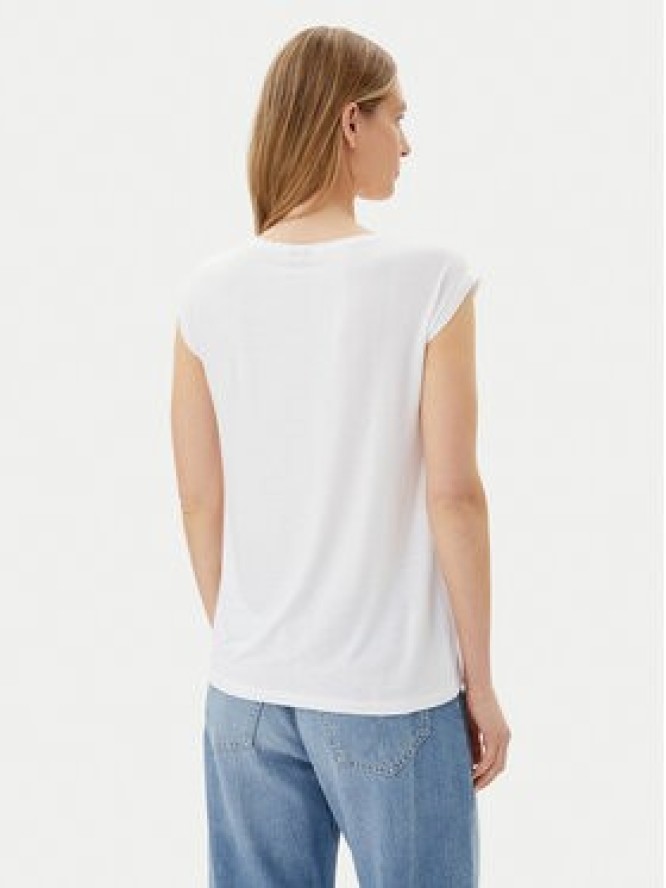 Pieces T-Shirt Billo 17078732 Biały Loose Fit