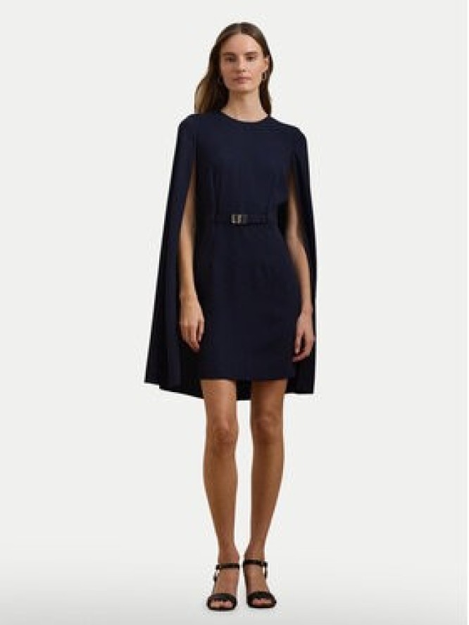 LAUREN RALPH LAUREN Sukienka koktajlowa 253963624002 Granatowy Slim Fit