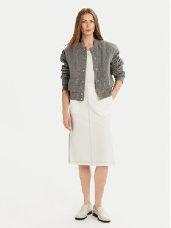 Max Mara Leisure Spódnica midi Otto 2516771017 Biały Regular Fit