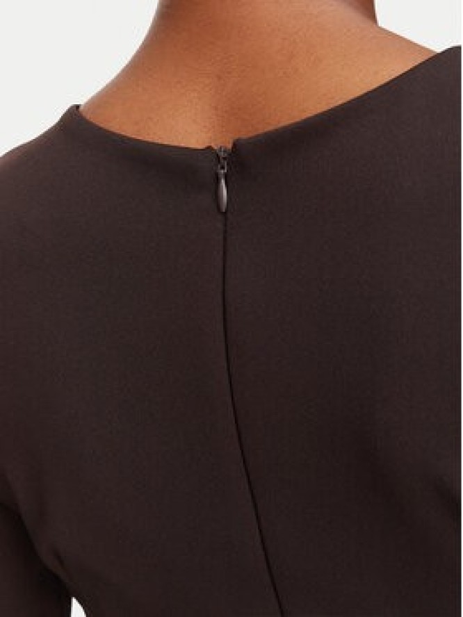 Rinascimento Sukienka koktajlowa CFC0130273003 Brązowy Slim Fit