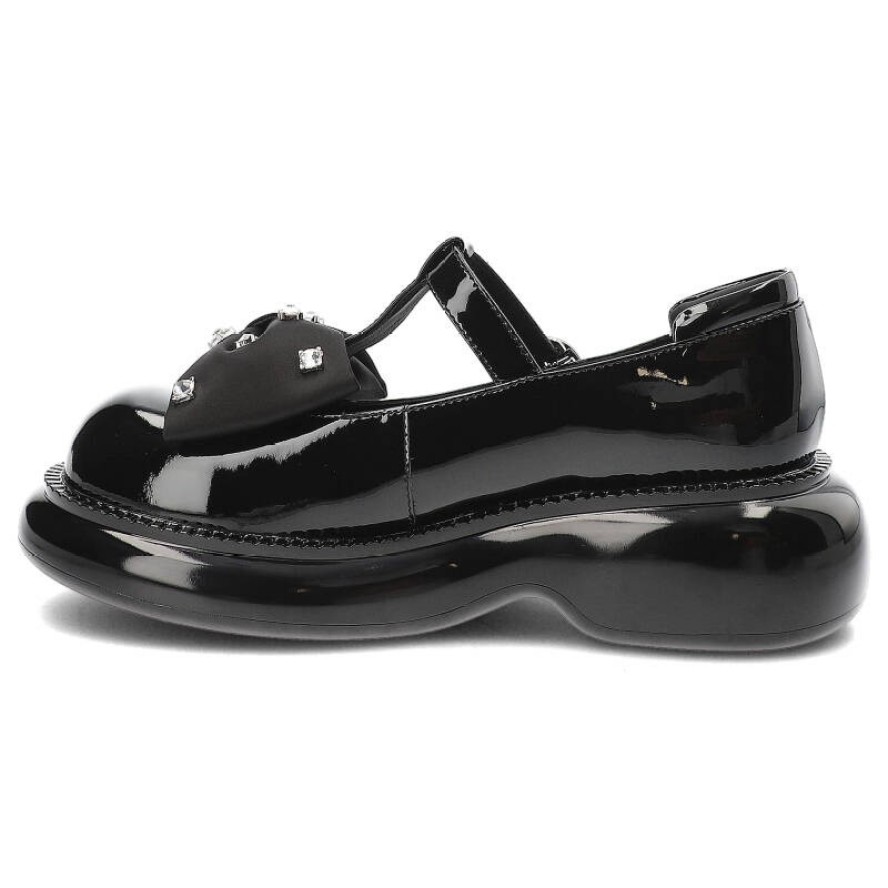 Czarne Półbuty Tuffoni Stylowe Obuwie Damskie